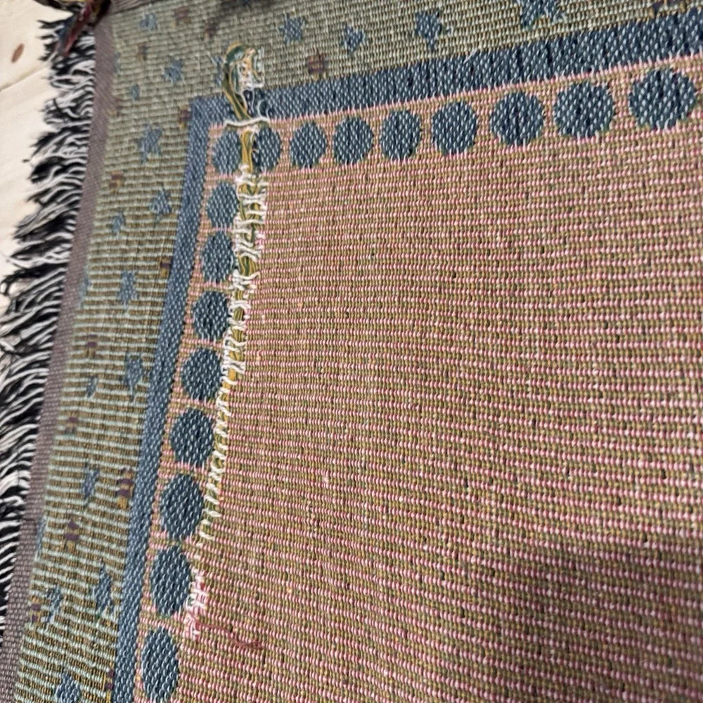 US Army‎ Seal Woven Tapestry Throw Blanket 62x50 Military Wall Hanging